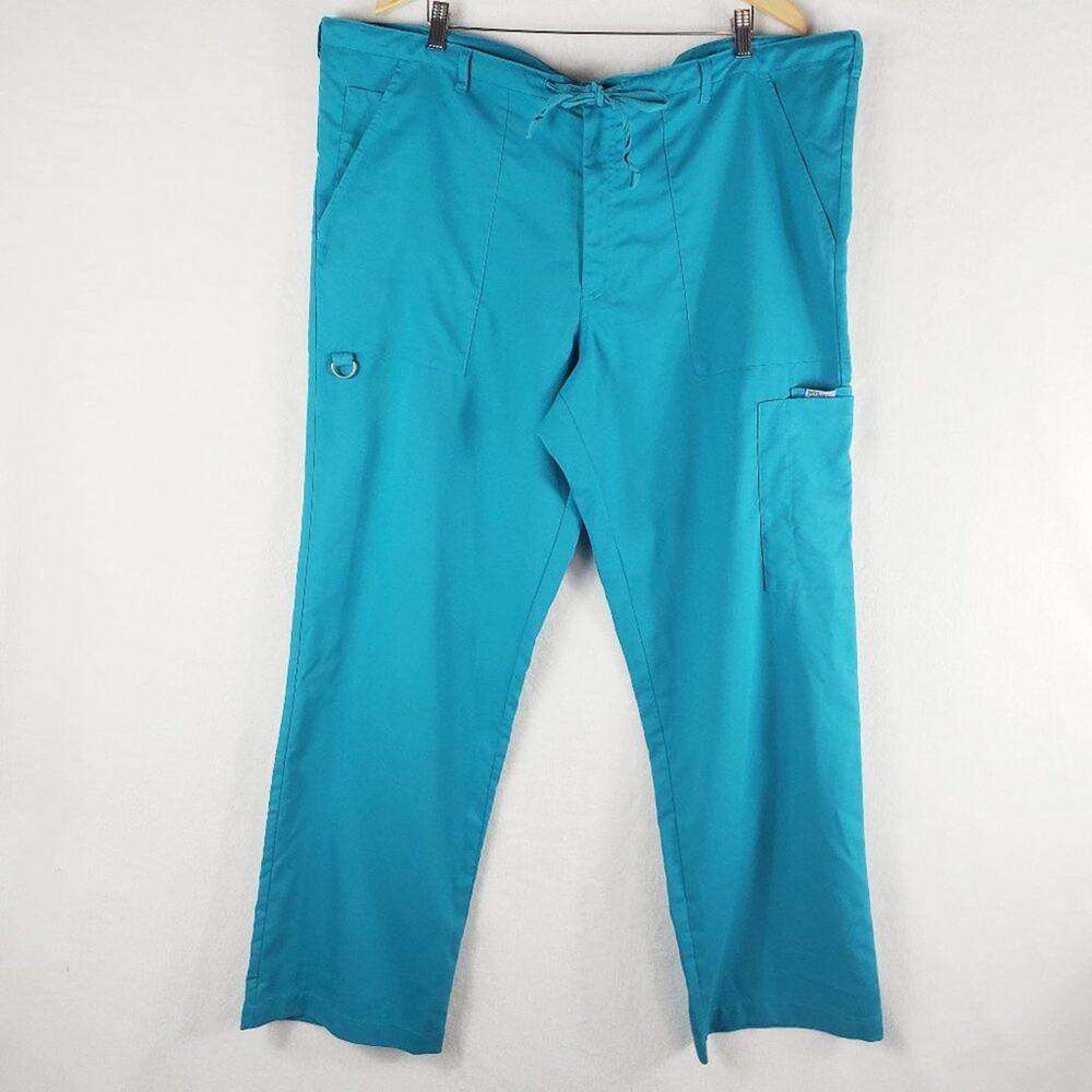 Grey's Anatomy Scrub Pants Teal Green Men's XL Utility 6-Pocket. Style GA0203